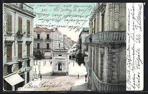 Cartolina Bari, Via Sparano da Bari