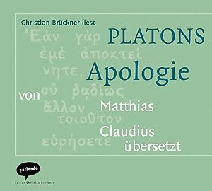 Image du vendeur pour Platons Apologie. CD mis en vente par moluna