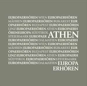 Bild des Verkufers fr Europa erhoeren Athen zum Verkauf von moluna
