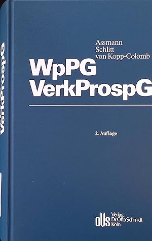 Seller image for Wertpapierprospektgesetz, Verkaufsprospektgesetz : Kommentar. for sale by books4less (Versandantiquariat Petra Gros GmbH & Co. KG)