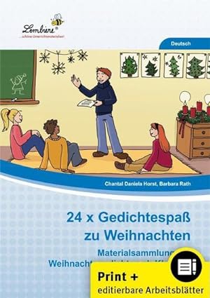 Bild des Verkufers fr 24x Gedichtespa zu Weihnachten (Set) : Grundschule, Deutsch, Klasse 2-4 zum Verkauf von AHA-BUCH GmbH