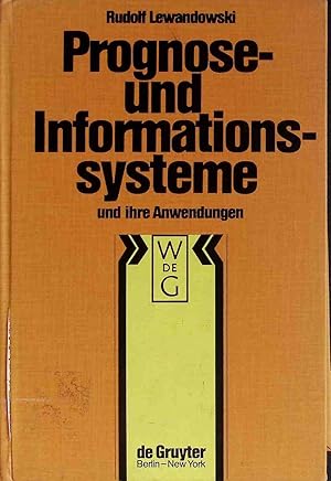 Imagen del vendedor de Prognose- und Informationssysteme und ihre Anwendungen - BAND 1 a la venta por books4less (Versandantiquariat Petra Gros GmbH & Co. KG)