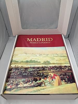 Image du vendeur pour Madrid pueblo a pueblo (Obra en estuche, Como nuevo) mis en vente par Libros Angulo