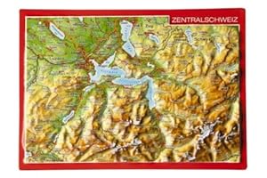 Bild des Verkufers fr Reliefpostkarte Zentralschweiz zum Verkauf von moluna