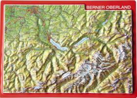 Bild des Verkufers fr Reliefpostkarte Berner Oberland zum Verkauf von moluna
