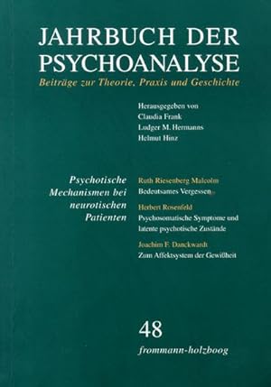 Immagine del venditore per Jahrbuch der Psychoanalyse / Band 48: Psychotische Mechanismen bei neurotischen Patienten venduto da BuchWeltWeit Ludwig Meier e.K.