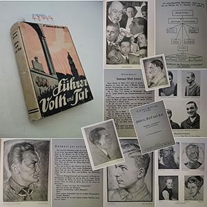 Seller image for Fhrer, Volk und Tat. Geschichte und Gestalt der neuen Nation. Mit 23 Bildtafeln und zahlreichen Textbildern * mit O r i g i n a l - S c h u t z u m s c h l a g for sale by Galerie fr gegenstndliche Kunst