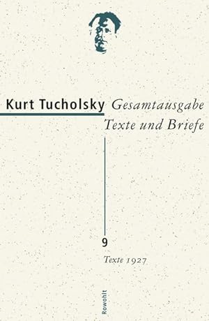 Seller image for Gesamtausgabe Texte und Briefe 9 Texte 1927 for sale by Bunt Buchhandlung GmbH