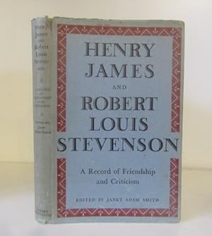 Immagine del venditore per Henry James and Robert Louis Stevenson: A Record of Friendship and Criticism venduto da BRIMSTONES