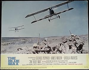 Image du vendeur pour The Blue Max Lobby Card #3 1966 Great Image of Planes and Battlefield! mis en vente par AcornBooksNH