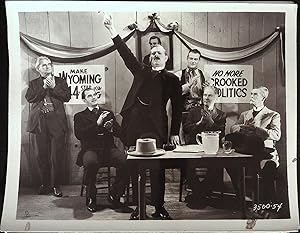 Image du vendeur pour The Lawless Nineties 8 x10 Still 1936 Young John Wayne in background clapping! mis en vente par AcornBooksNH