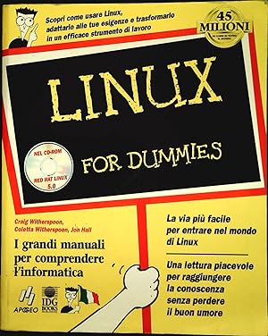 Immagine del venditore per LINUX FOR DUMMIES - CON CD-ROM - venduto da Libreria Peterpan