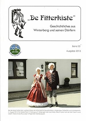 Imagen del vendedor de De Fitterkiste Band 22. Geschichtliches aus Winterberg und seinen Drfern. Ausgabe 2013 a la venta por Paderbuch e.Kfm. Inh. Ralf R. Eichmann