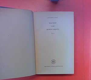 Bild des Verkufers fr Der Graf von Monte Christo : Roman. zum Verkauf von biblion2