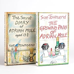 Seller image for THE SECRET DIARY OF ADRIAN MOLE AGED 13 3/4; THE GROWING PAINS OF ADRIAN MOLE for sale by Jonkers Rare Books