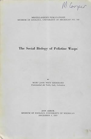 Social Biology of Polistine Wasps