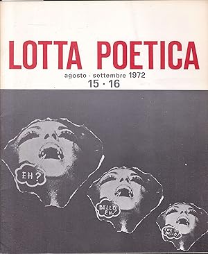 Lotta Poetica 15 - 16. Agosto - Settembre 1972