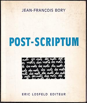 Post-scriptum.