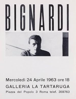 Umberto Bignardi  Galleria La Tartaruga 1963