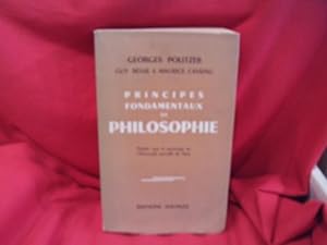 Image du vendeur pour Principes fondamentaux de Philosophie. mis en vente par alphabets