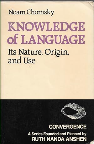 Immagine del venditore per Knowledge of Language Its Nature, Origins, and Use venduto da Walden Books