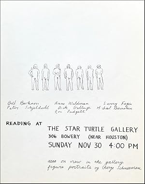 Seller image for Reading at The Star Turtle Gallery for sale by Granary Books