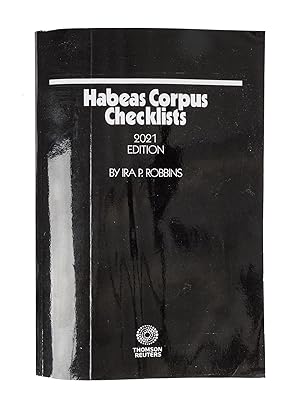 Habeas Corpus Checklists, 2021 Edition. 1 volume