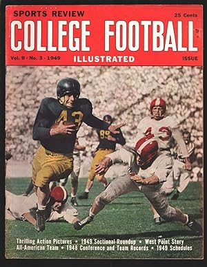 Immagine del venditore per Sports Review College Football Illustrated 1949-West Point-All American Team-Player-team pix-records-results-NCAA-about 10 1/2 x 14-FN venduto da DTA Collectibles