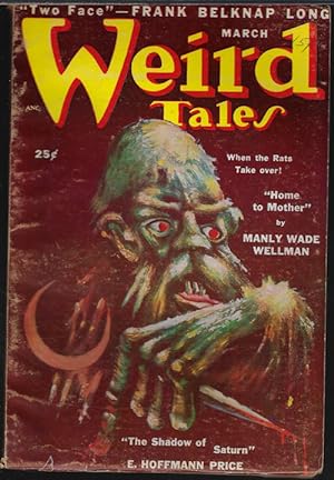 Seller image for WEIRD TALES: March, Mar. 1950 for sale by Books from the Crypt