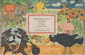 Kinderzeichnungen zu Brecht. Insel-Bücherei Nr. 930. 34 Tafeln und die Texte. Mit einem Nachwort ...