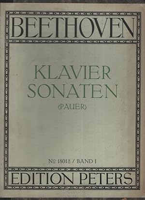 Sonaten für Klavier zu zwei Händen - No. 1801A / Band I. Edition Peters 1801A - Herausgegeben von...