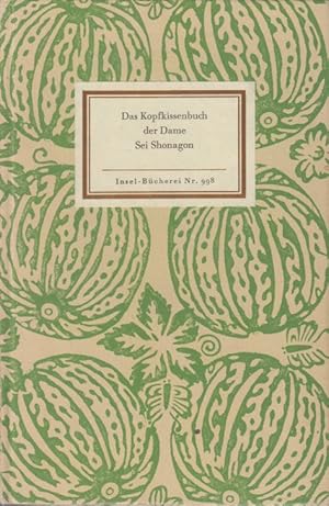 Das Kopfkissenbuch der Dame Sei Shonagon. Insel-Bücherei Nr. 998. [Erstausgabe]. 36 farbige Tafeln.