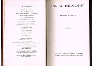 Indian Philosophy. Volumes I and II. Muirhead Library of Philosophy