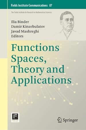 Image du vendeur pour Function Spaces, Theory and Applications mis en vente par BuchWeltWeit Ludwig Meier e.K.
