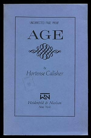Imagen del vendedor de Age a la venta por Between the Covers-Rare Books, Inc. ABAA