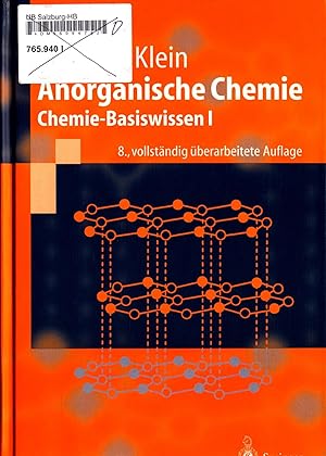 Bild des Verkufers fr Anorganische Chemie: Chemie-Basiswissen I zum Verkauf von avelibro OHG