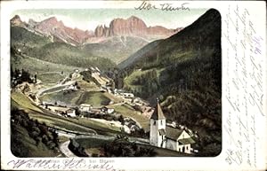 Bild des Verkufers fr Ansichtskarte / Postkarte Catinaccio Rosengarten Trentino Alto Adige Sdtirol, Gesamtansicht zum Verkauf von akpool GmbH