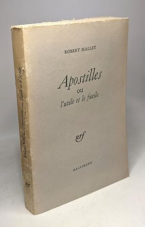 Seller image for Apostilles ou l'utile et le futile for sale by crealivres