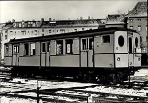 Ansichtskarte / Postkarte BVG Berlin, U-Bahn Serie 4, Typ B1 Großprofil, Baujahr 1925, Wagen 75