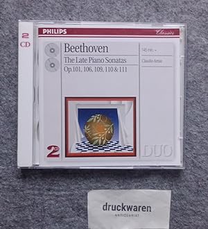Bild des Verkufers fr Ludwig Van Beethoven : The late Piano Sonatas Op.101,106,109,110 & 111 [2 Audio CDs]. zum Verkauf von Druckwaren Antiquariat