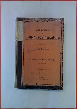 Seller image for Die Chronik des Mathias von Neuenburg for sale by biblion2