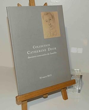 Imagen del vendedor de Collection Catherine Dior, derniers souvenirs de famille. Daguerre. 26 mars 2012. a la venta por Mesnard - Comptoir du Livre Ancien