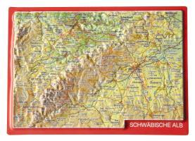 Bild des Verkufers fr Reliefpostkarte Schwaebische Alb zum Verkauf von moluna
