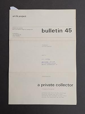 Art & Project Bulletin nr. 45 - Daniel Buren