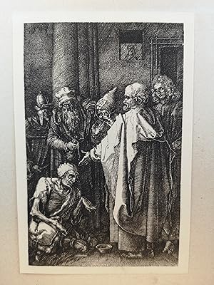 Seller image for Kupfertiefdruck v. 1918. Petrus und Johannes heilen den Lahmen. 1513. for sale by ANTIQUARIAT Franke BRUDDENBOOKS