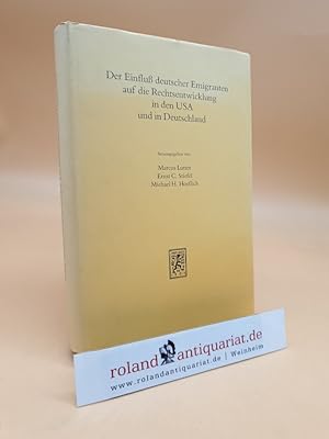 Imagen del vendedor de Der Einflu deutscher Emigranten auf die Rechtsentwicklung in den USA und in Deutschland. Vortrge und Referate des Bonner Symposions im September 1991. a la venta por Roland Antiquariat UG haftungsbeschrnkt