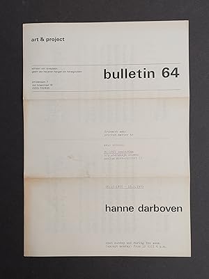 Art & Project Bulletin nr. 64 - Hanne Darboven