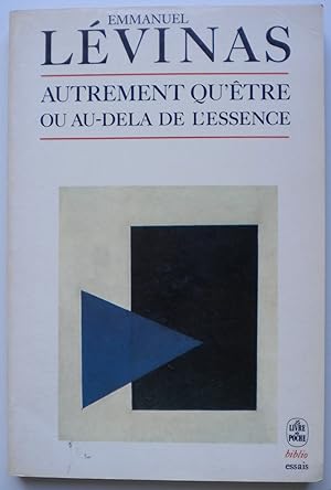 Imagen del vendedor de Autrement qu'etre ou au-del de l'essence a la venta por Libreria Ninon