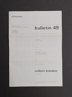 Art & Project Bulletin nr. 49 - Willem Breuker - Two Tangos