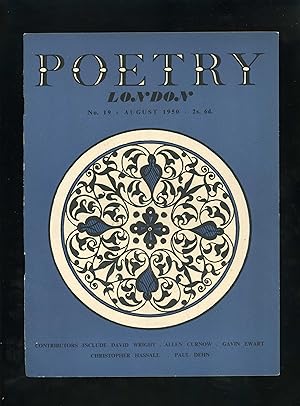 Bild des Verkufers fr POETRY (LONDON) - A Bi-Monthly of Modern Verse and Criticism: Vol. 5, No. 19 - August 1950 - FIRST PUBLICATION OF POEMS BY HAROLD PINTER zum Verkauf von Orlando Booksellers
